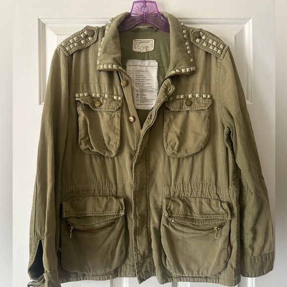 Anthropologie  Current/Elliott The Lone Soldier army Jacket - Picture 6 of 9